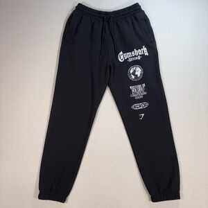 Gymshark Golobal Lifting Oversized Joggers Men's S‎ Black Sweatpants Gym Workout